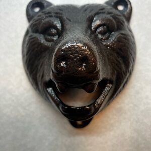Bear Head Wall Decor Bottle Opener